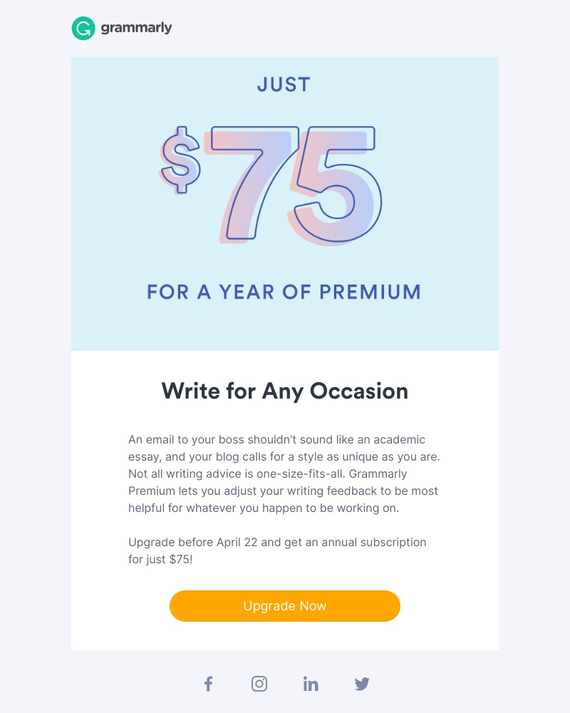 Grammarly - Elevate your writing with this Premium sale