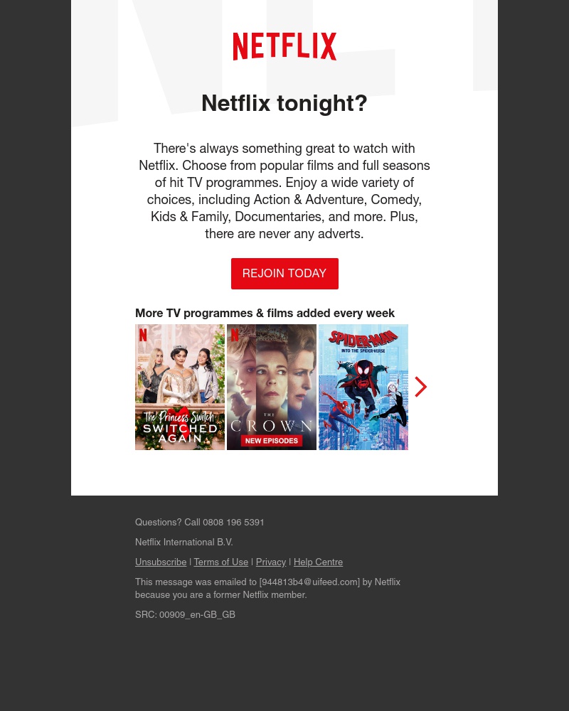 Onboarding on Netflix video screenshot