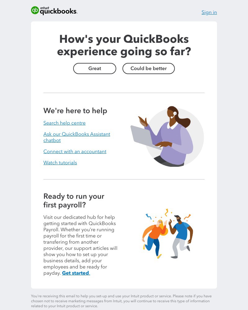 Onboarding on QuickBooks video screenshot