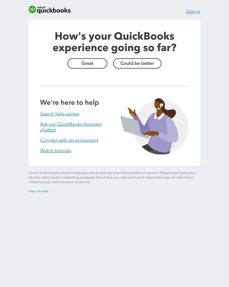 Onboarding on QuickBooks video screenshot