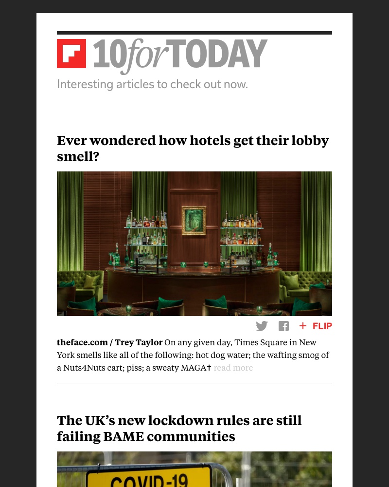 Flipboard - Ever wondered how hotels get their lobby smell?