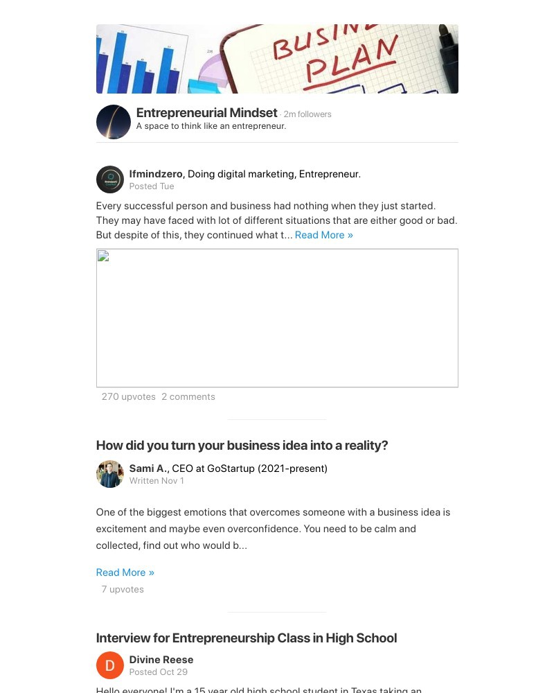 Quora - Every successful person and business had nothing when they just started. They may have faced with lot of different situations that are either good ...