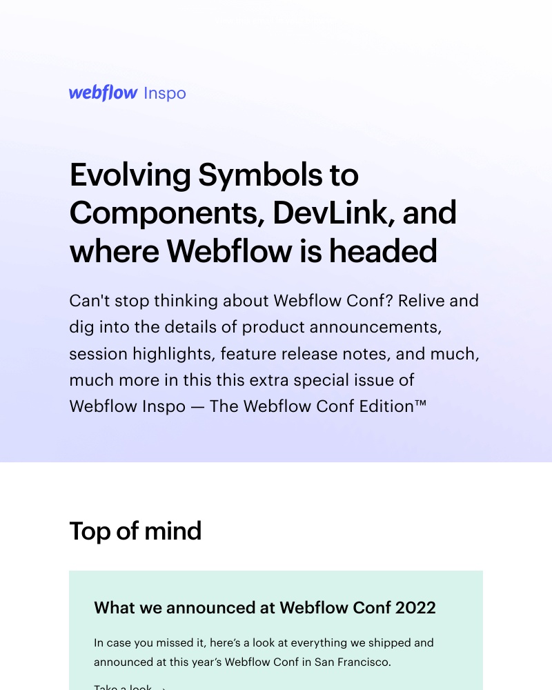 Webflow - Evolving Symbols to Components, DevLink, and where Webflow is headed 🧭