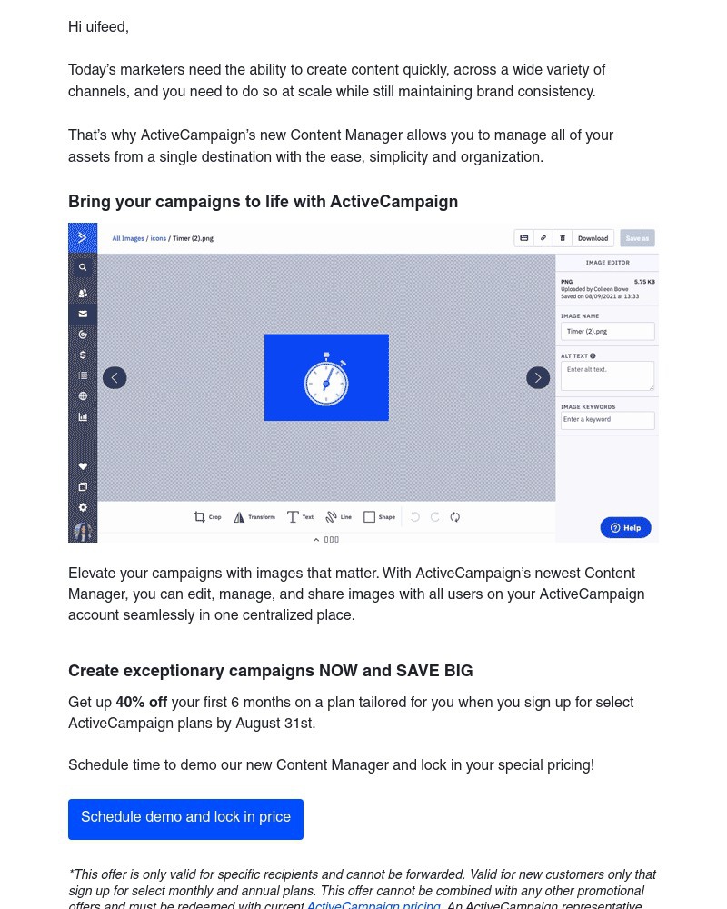  - Exceptionary campaigns + BIG savings!