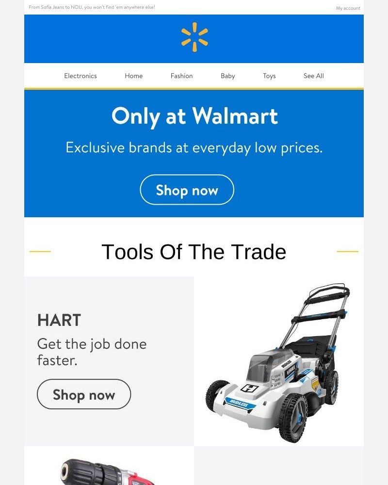 Walmart - Exclusive brands you’ll only find at Walmart 🌟