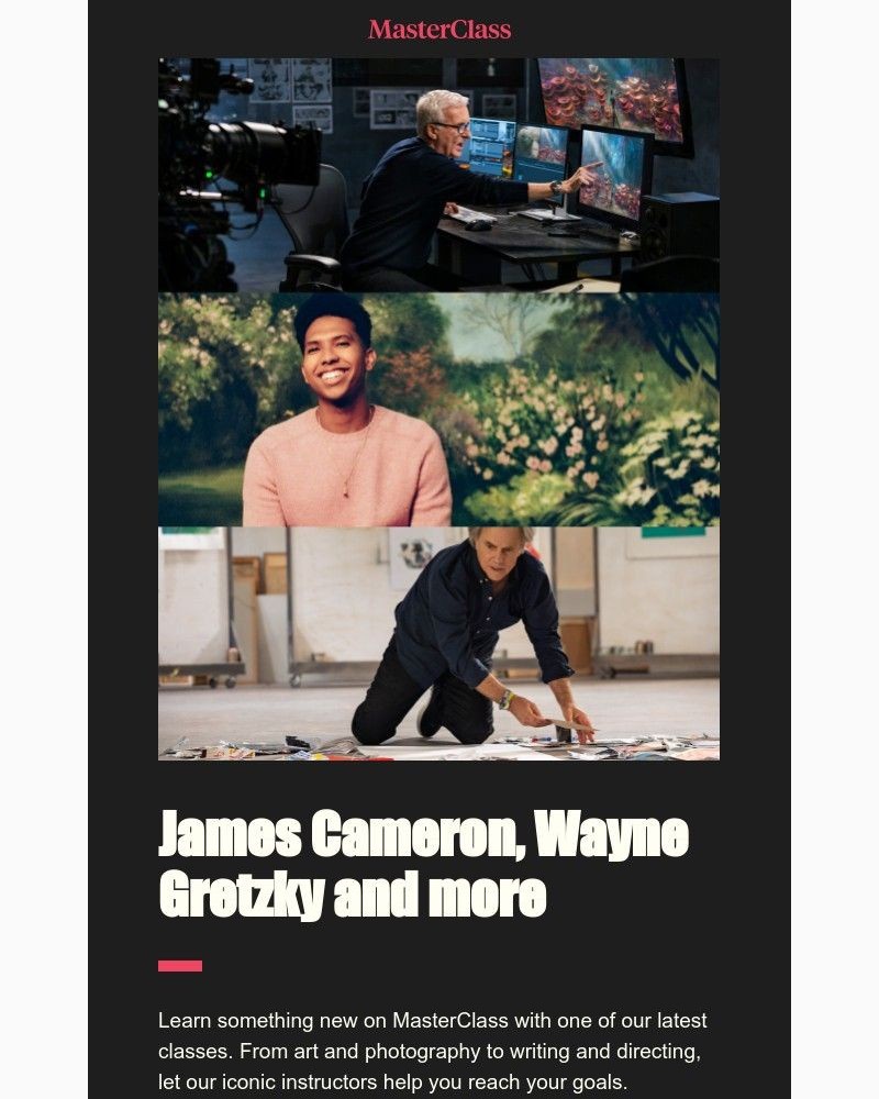  - Explore our latest classes