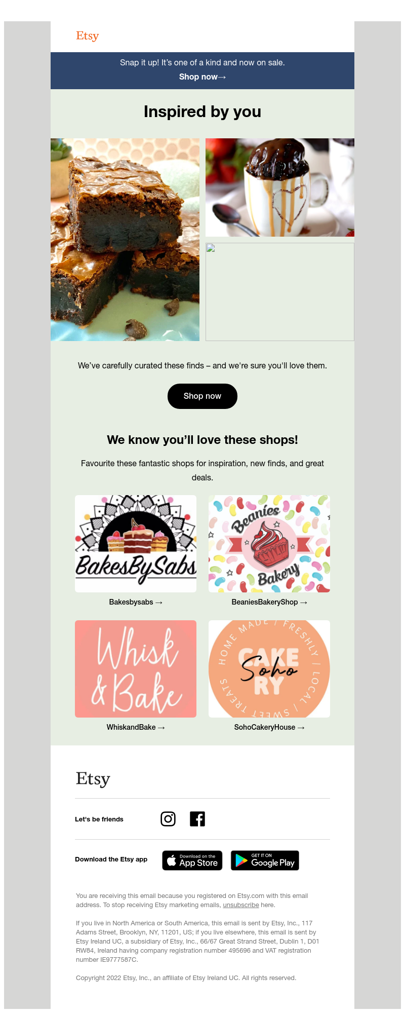 Etsy - Just for you, pumpkin 🎃