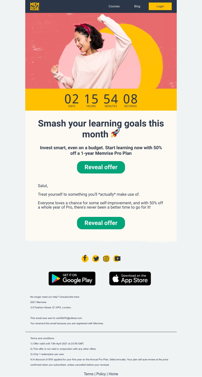 Memrise -    FLASH SALE NOW ON⚡️⚡️ Blink and you'll miss it!