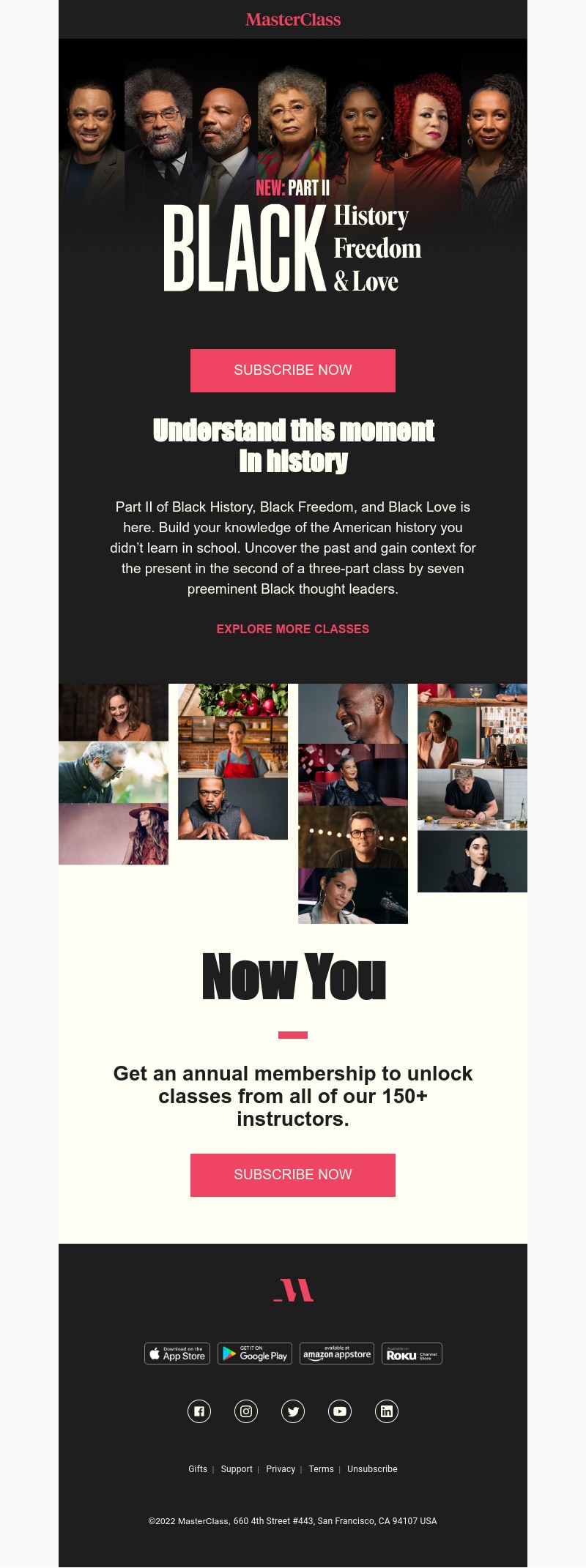  - New this week: Part II of Black History, Black Freedom and Black Love