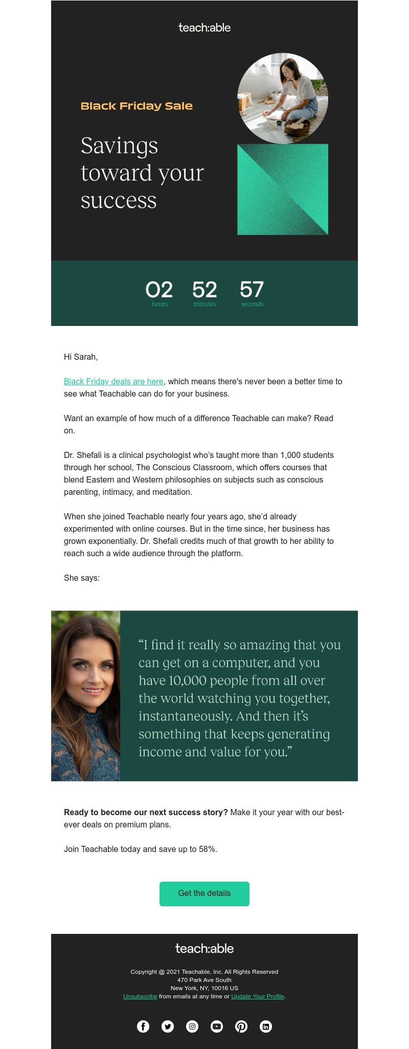 Teachable - Take your business from offline to online with our Black Friday savings