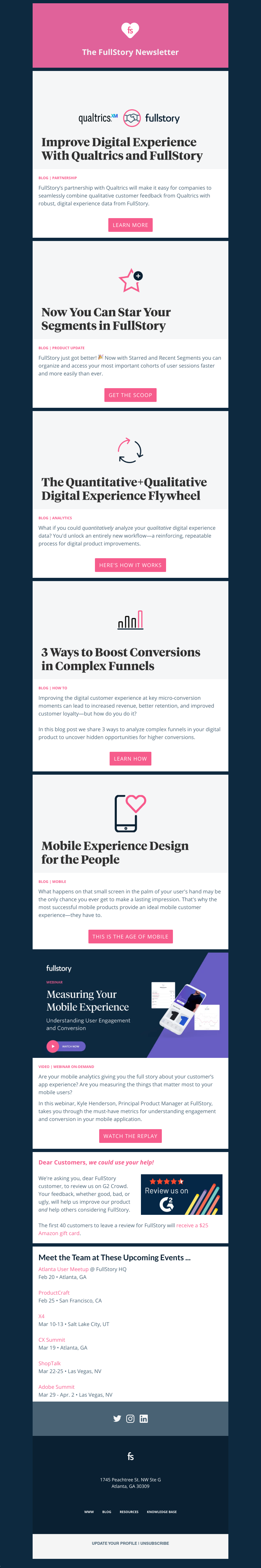 Fullstory - [FullStory News & Events] Now With Qualtrics; Starring Segments; The Quant+Qual DX Flywheel and More ...