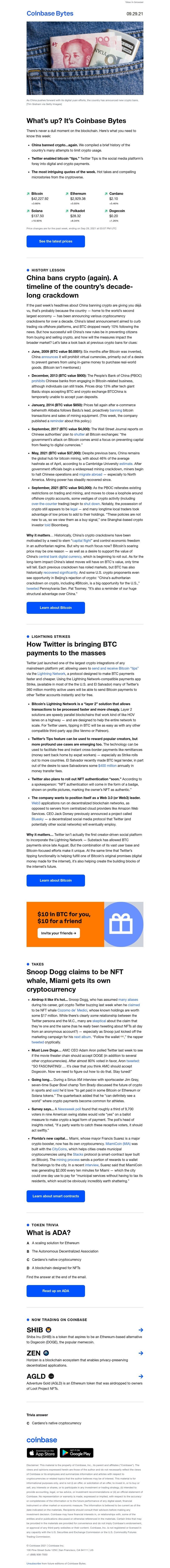  - A history of China’s crypto crackdowns