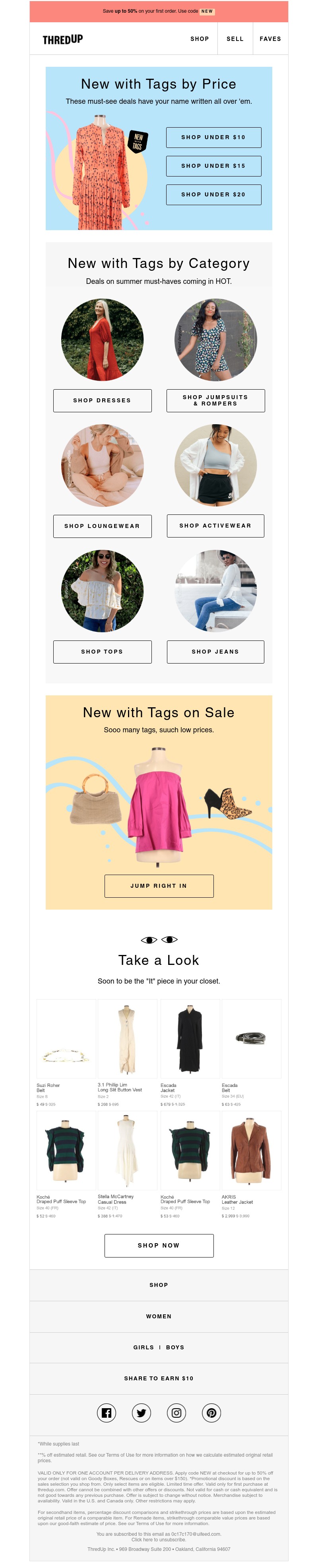 thredUP - TAGS! You're it. 🙌