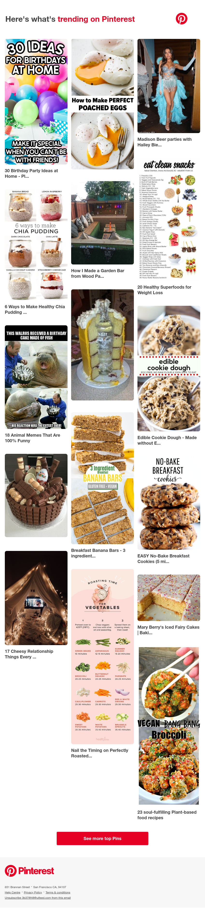 Pinterest - Hi UI Feed! 🎂 Birthdays, Healthy recipes and more Pins popular on Pinterest