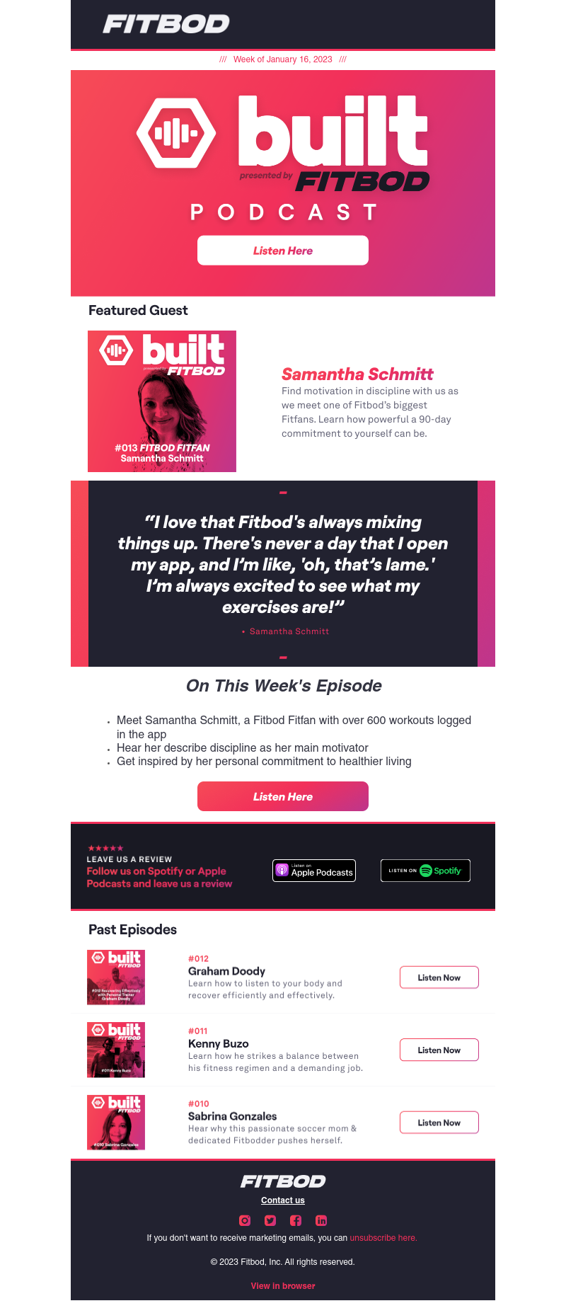 Fitbod - 013: Motivation in Discipline [Built Podcast]