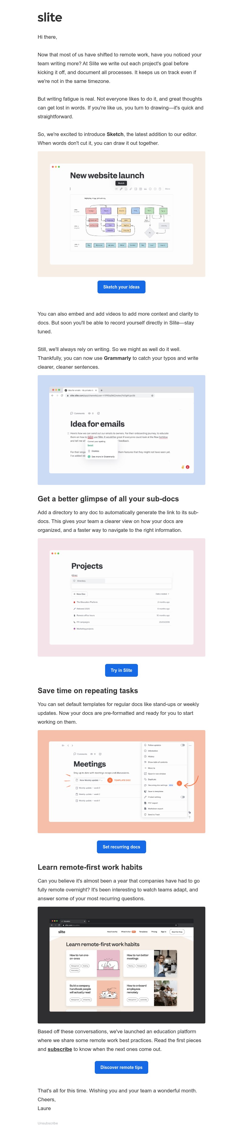 Slite - Tired of writing? Sketch it out