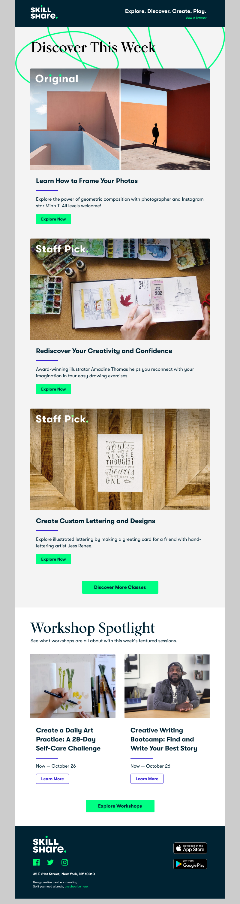 Skillshare - Sarah, explore photo composition, easy drawing exercises, and more!