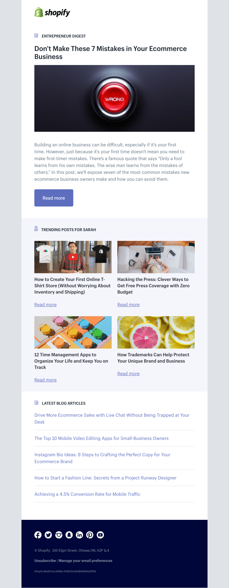 Shopify - Don't Make These 7 Mistakes in Your Ecommerce Business