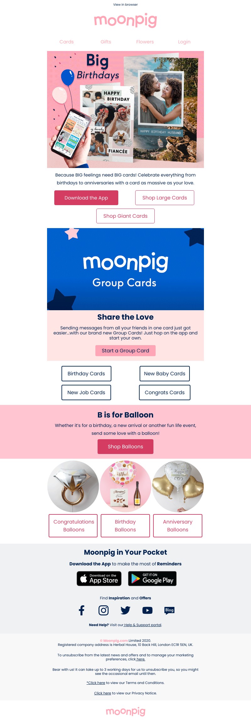 Moonpig - It’s huge!