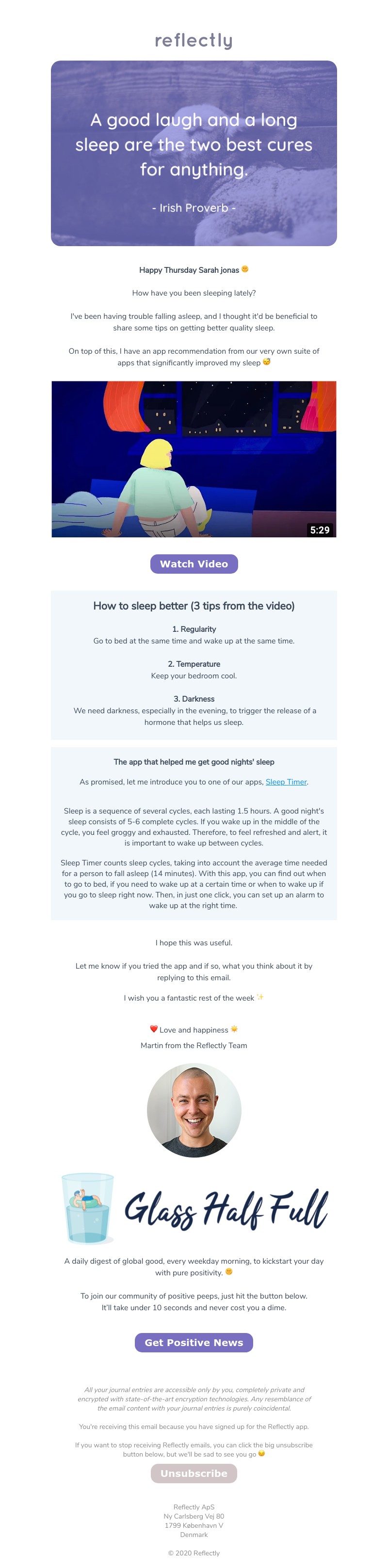 Reflectly - Not sleeping too well? 💤