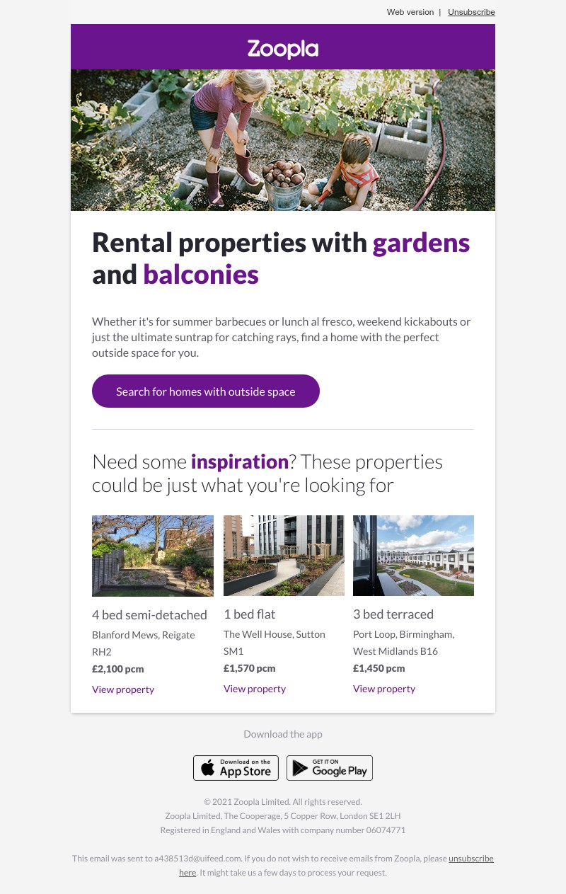 Zoopla - Rental homes with gardens and balconies