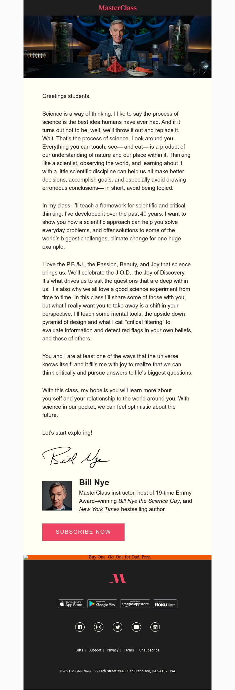  - My class on science and problem-solving is here