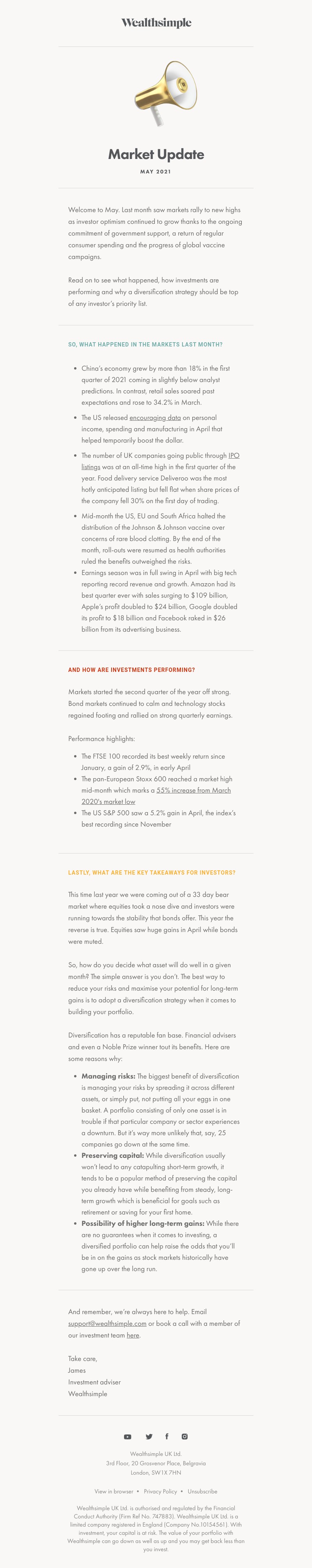 Wealthsimple - May Market Update