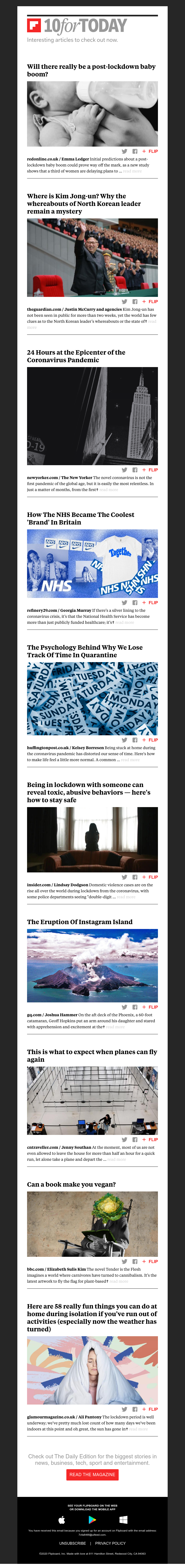 Flipboard - Will there really be a post-lockdown baby boom?