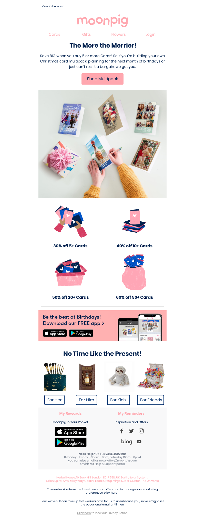 Moonpig - 🌟 Up to 60% OFF all cards! 🌟