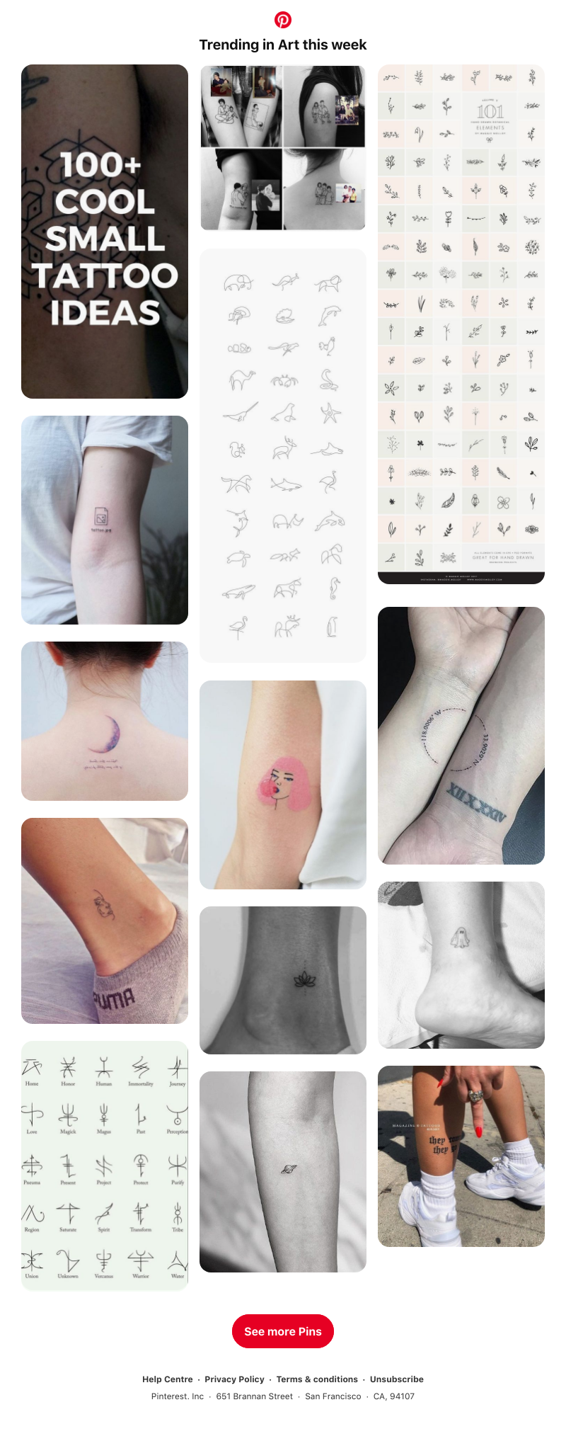 Pinterest - Hi UI Feed! 📌 Minimal tattoo, Small tattoos and more Pins trending on Pinterest