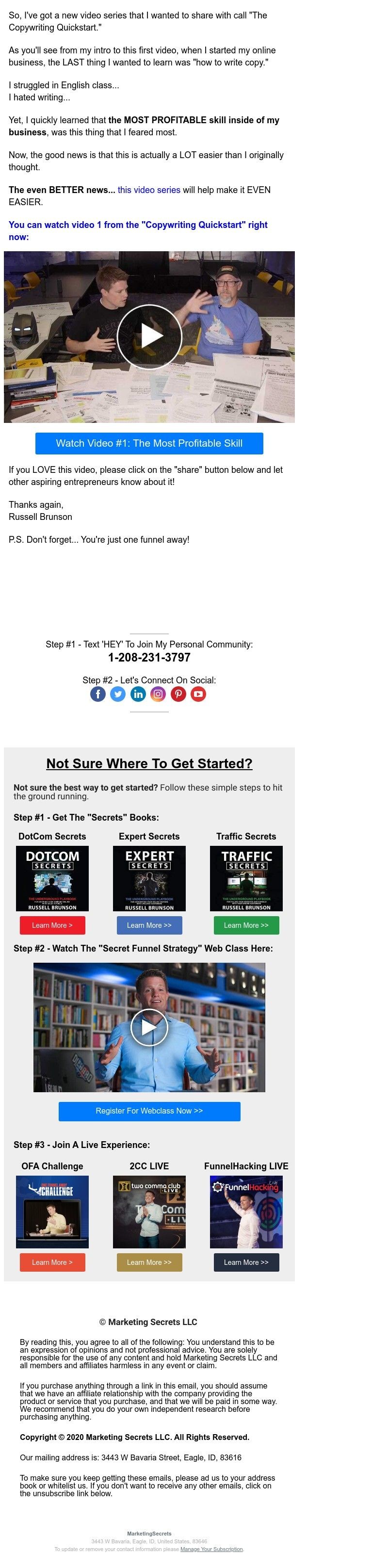 ClickFunnels - The Most Profitable Skill... (Copy Quickstart 1 of 4)