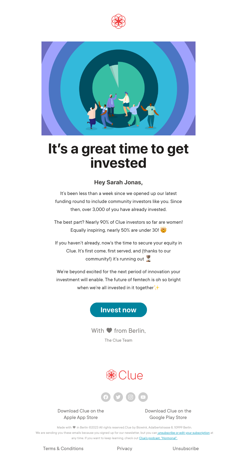 Clue - Our crowdfund is on 🔥