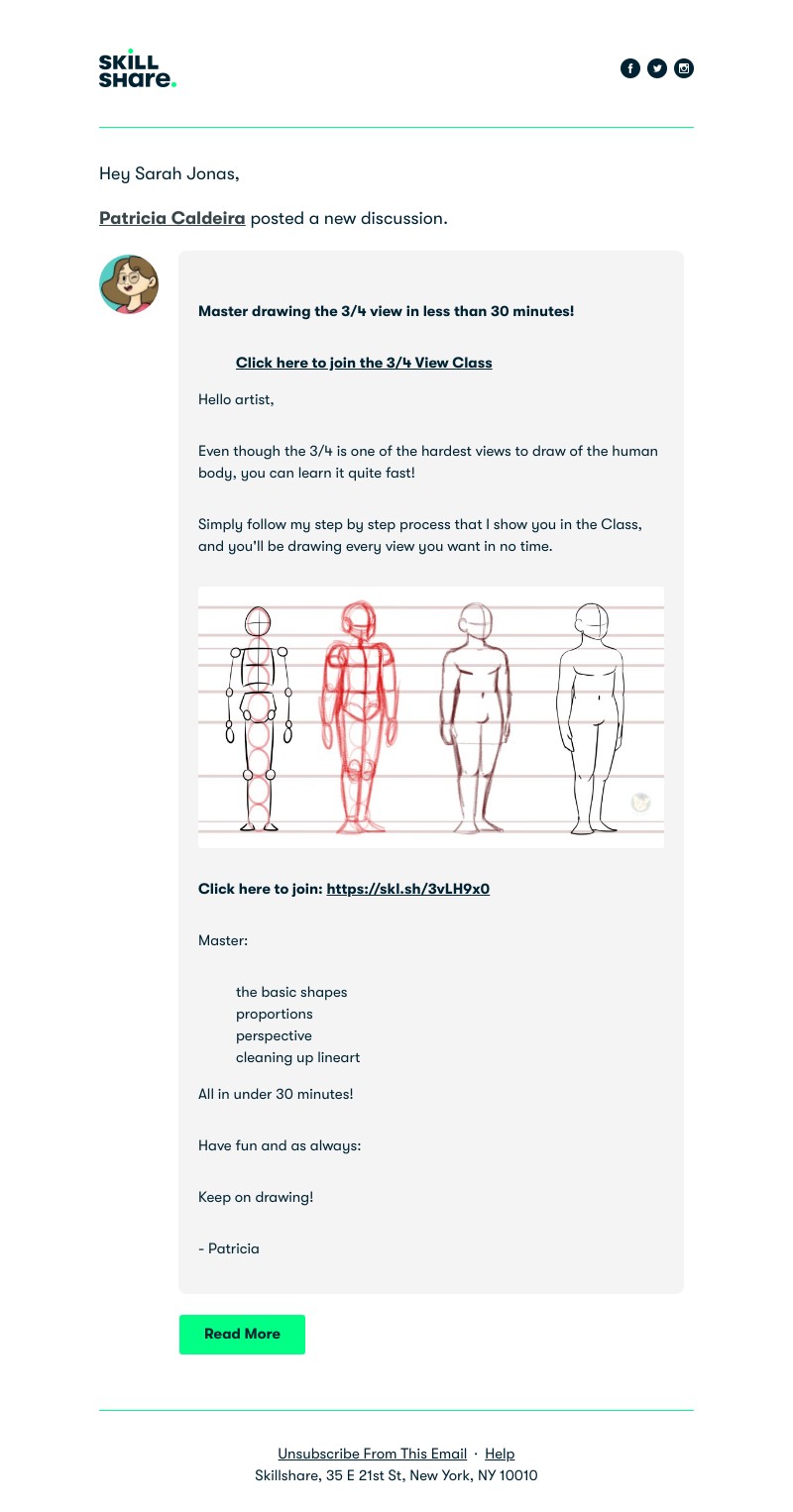 Skillshare - Draw The Human Figure In Under 30 Minutes!