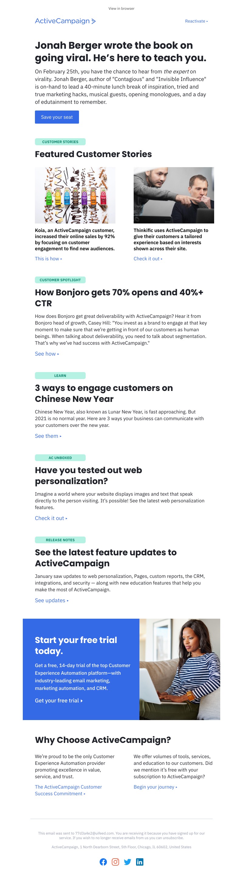  - On February 25th, learn how to go viral