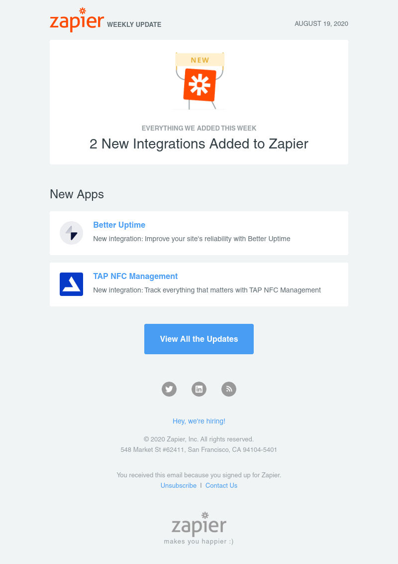 Zapier - 🚀 2 New Integrations Added to Zapier