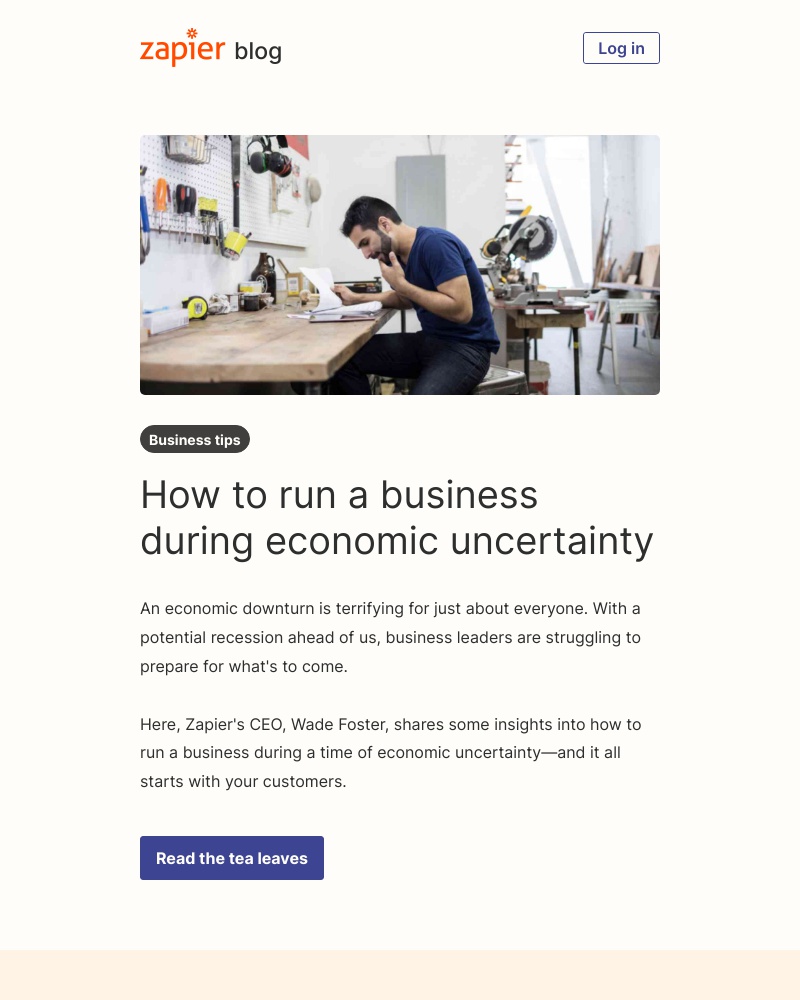 Zapier - Facing an economic downturn