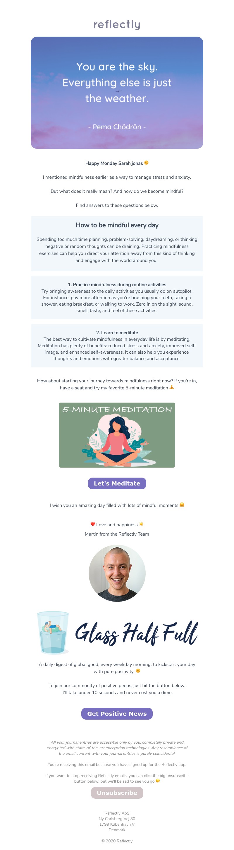 Reflectly - Do you want to be more mindful? 🧘‍♀️