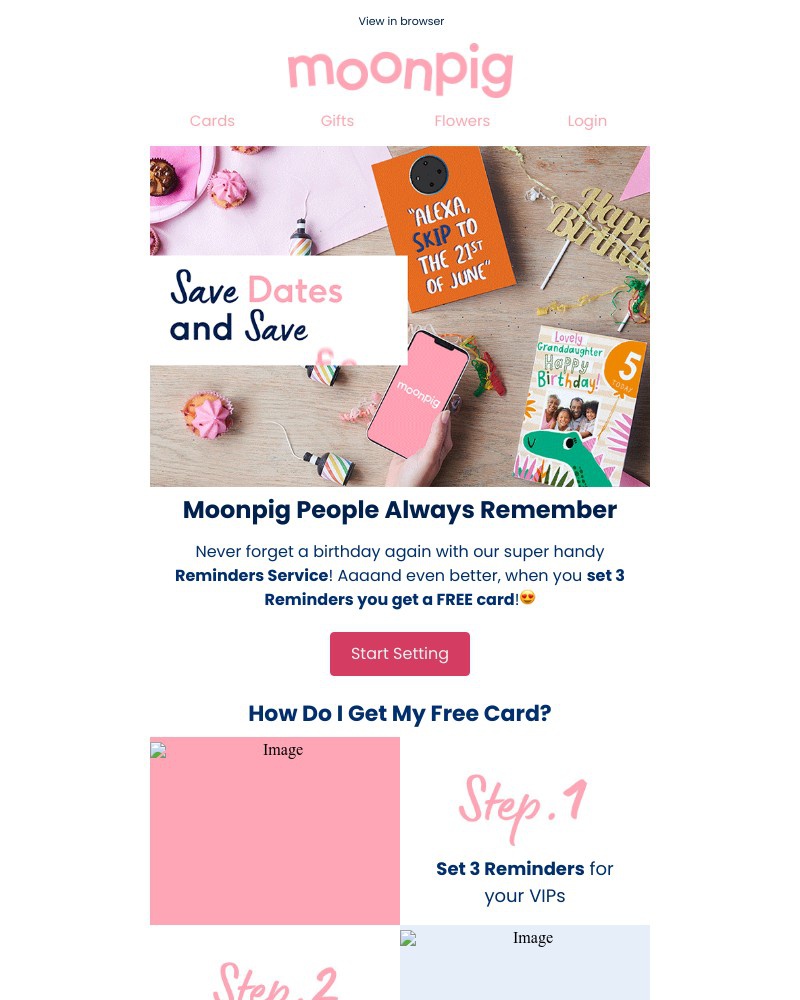 Moonpig - Fancy a free card? 🧐