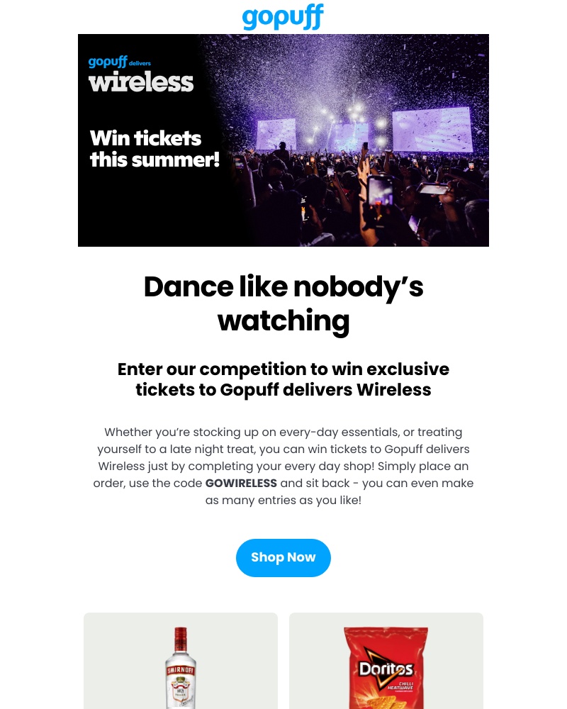 Gopuff - Fancy joining us at Gopuff delivers Wireless?