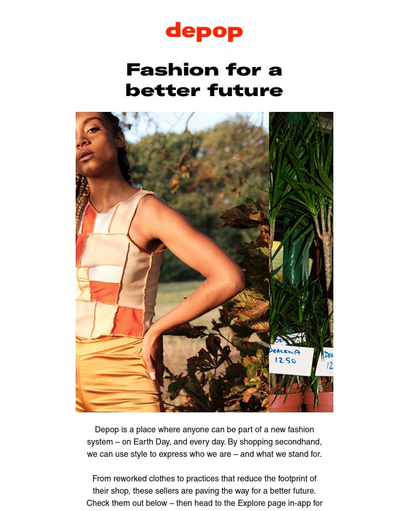 Depop - Fashion for a better future