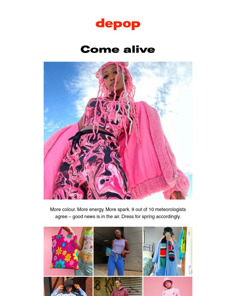 Depop - Fashion steeped in spring