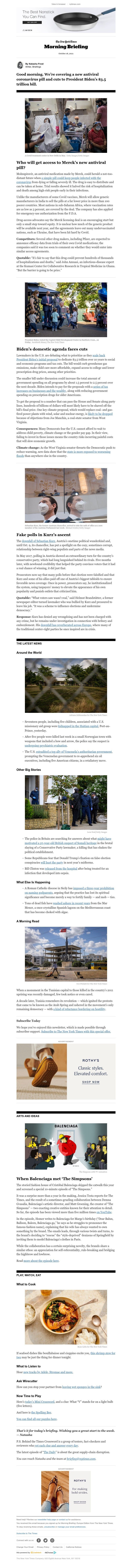 The New York Times - Your Monday Briefing