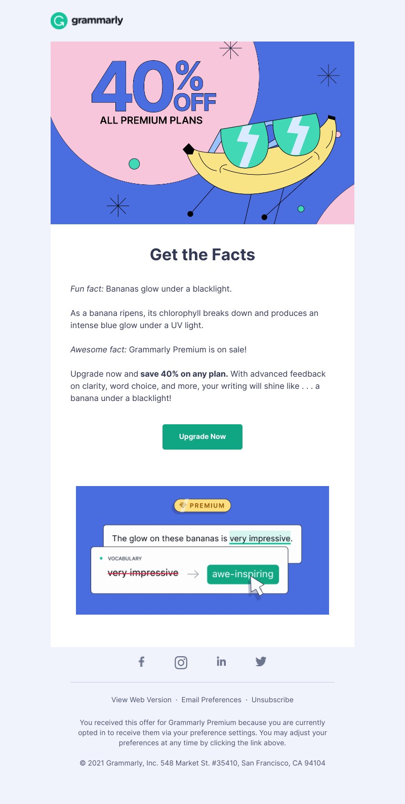 Grammarly - 🍌💡 Open for an interesting surprise!