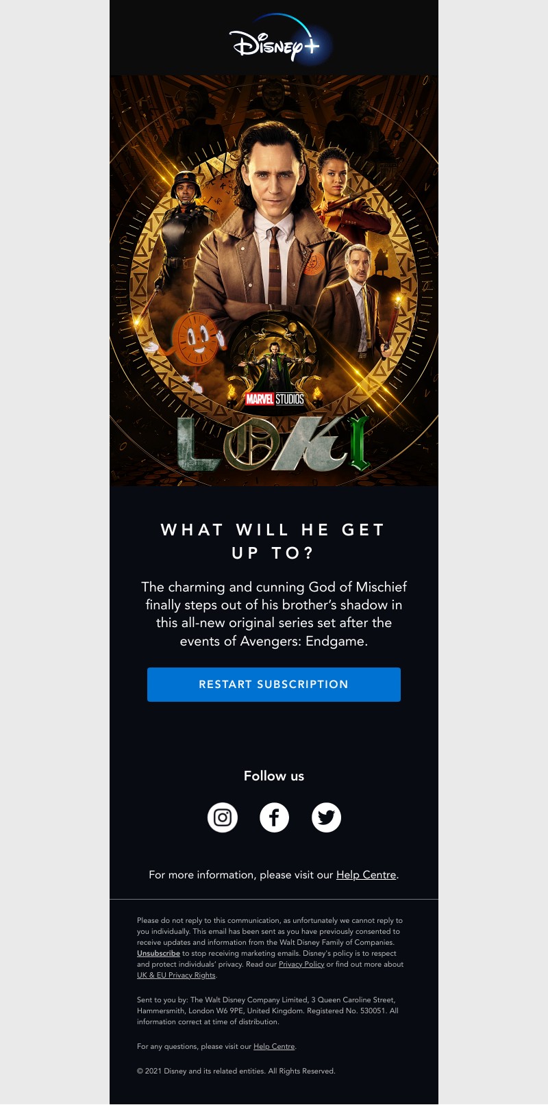 Disney+ - The God of Mischief has arrived
