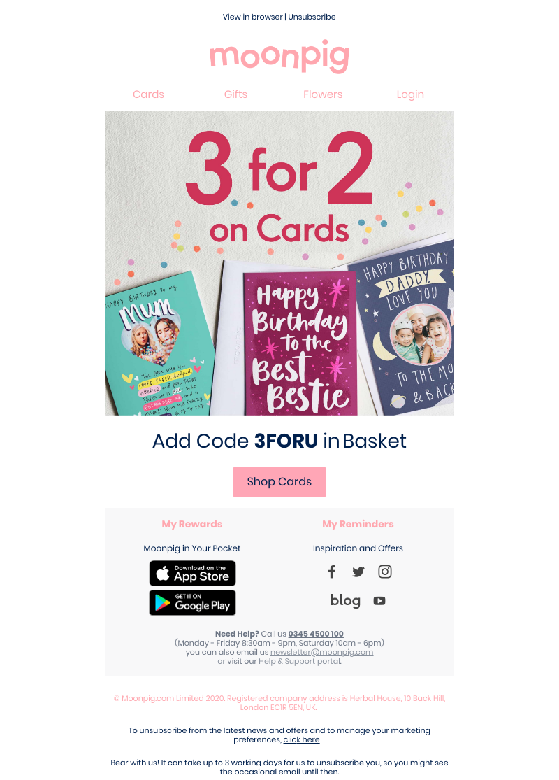 Moonpig - ✨ It's 3 for 2 on cards! Abracadabra! ✨