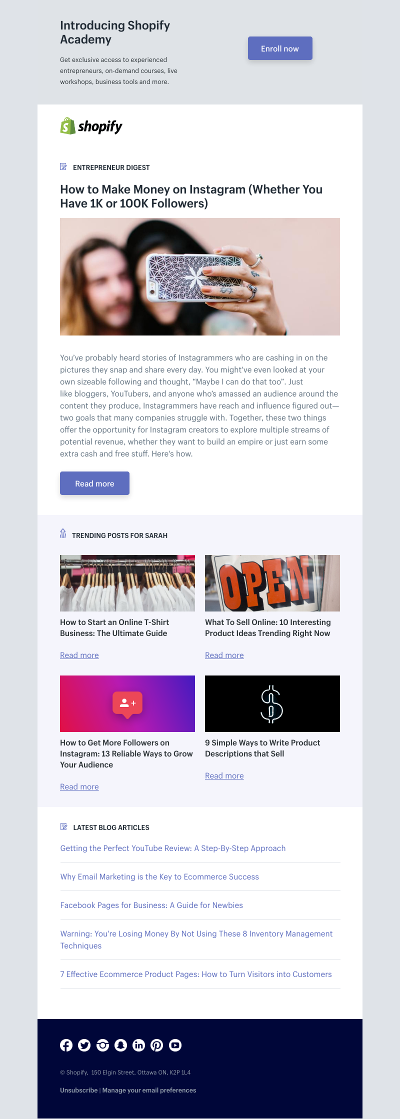 Shopify - How to Make Money on Instagram (Whether You Have 1K or 100K Followers)