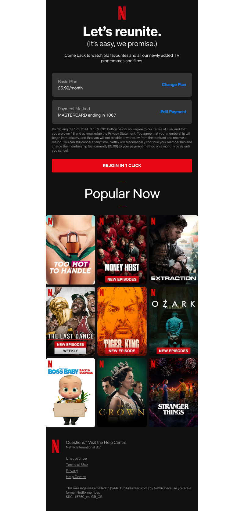 Netflix - Try Netflix again today.
