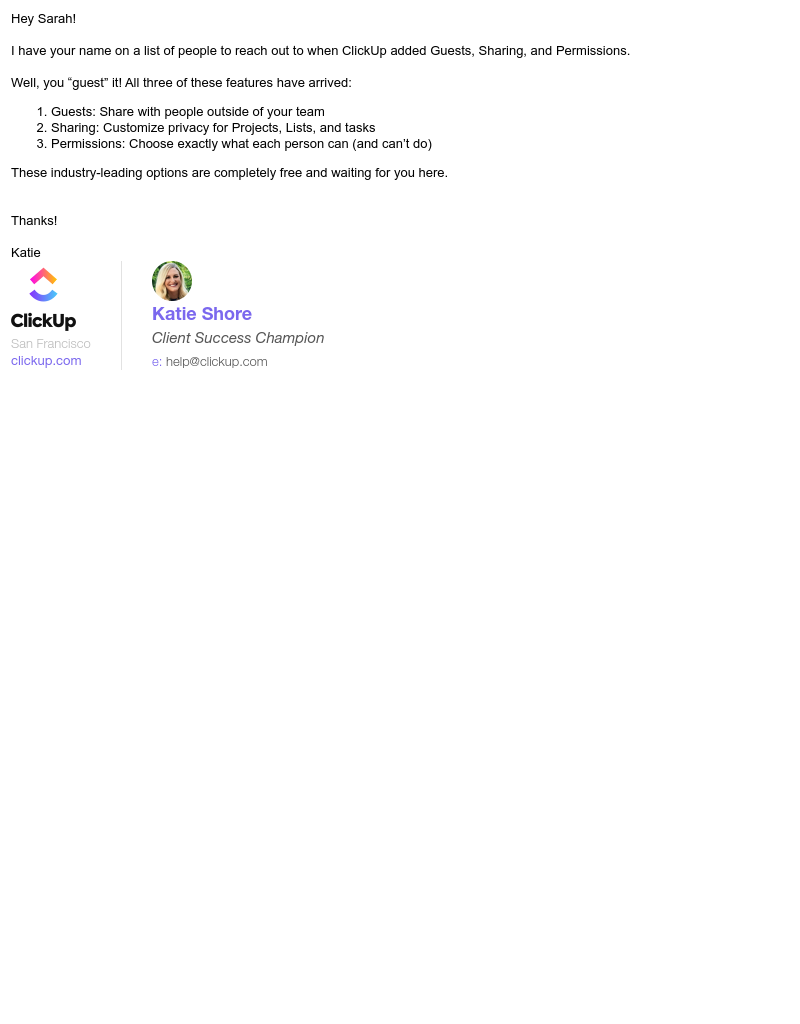ClickUp - This time, everyone’s invited
