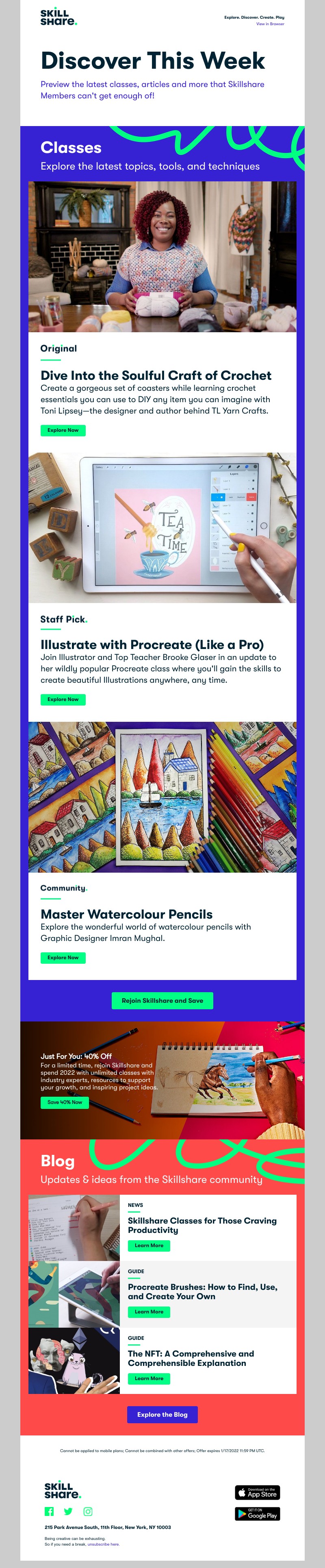 Skillshare - Sarah, Discover Crochet, Illustrate On-the-Go, and More!