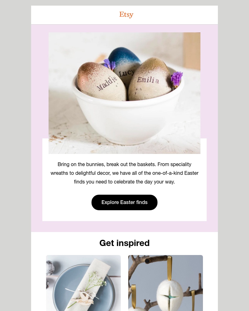 Etsy - Festive finds for Easter